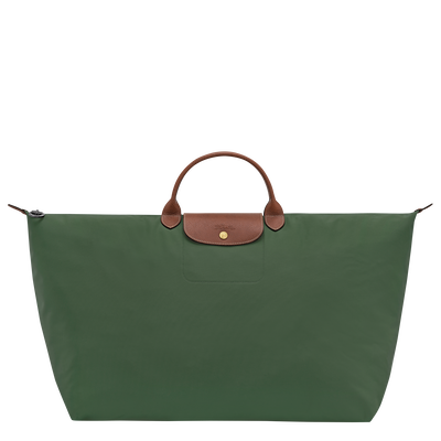 Le Pliage Original Bolsa de viaje XL , Lona reciclada - Verde Inglés