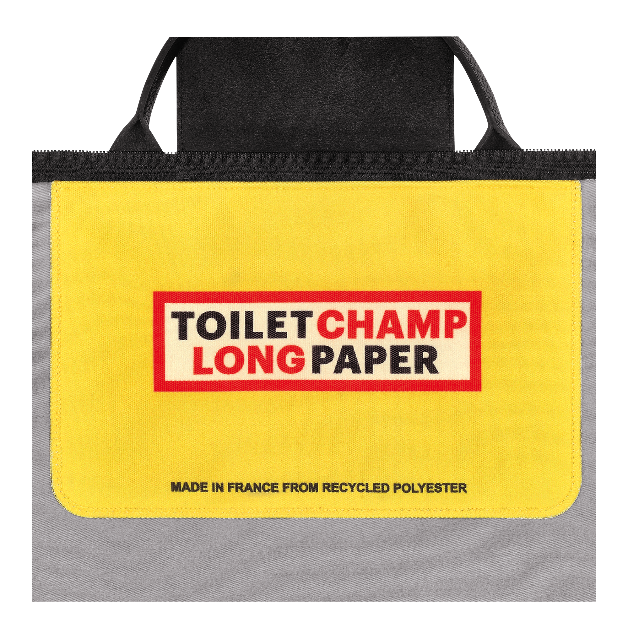 Longchamp x ToiletPaper 旅行袋 S, 黃色