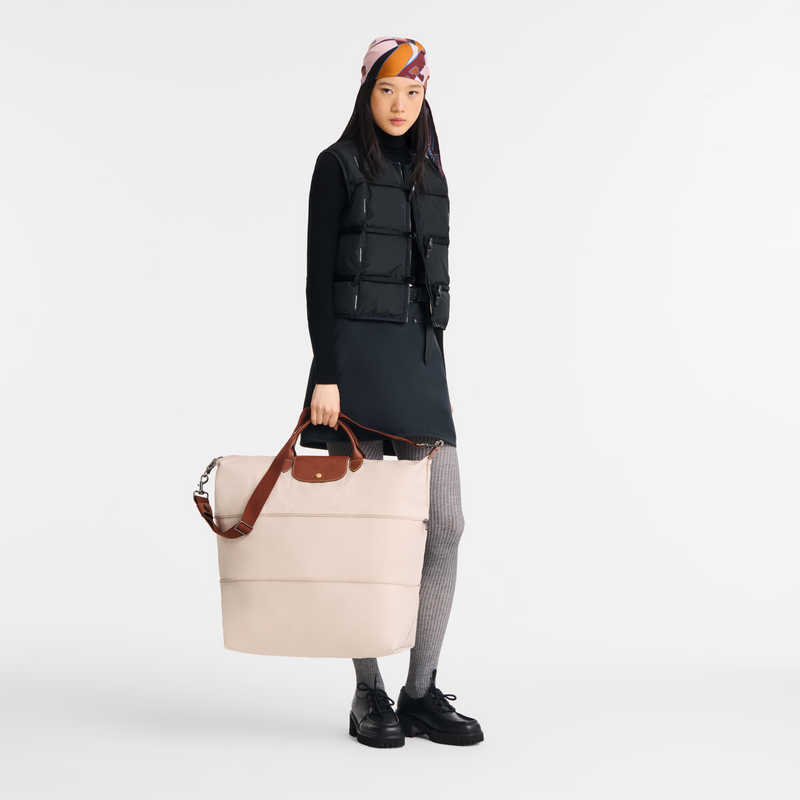 Le Pliage Original Travel bag expandable , Paper - Recycled canvas  - View 2 of 8