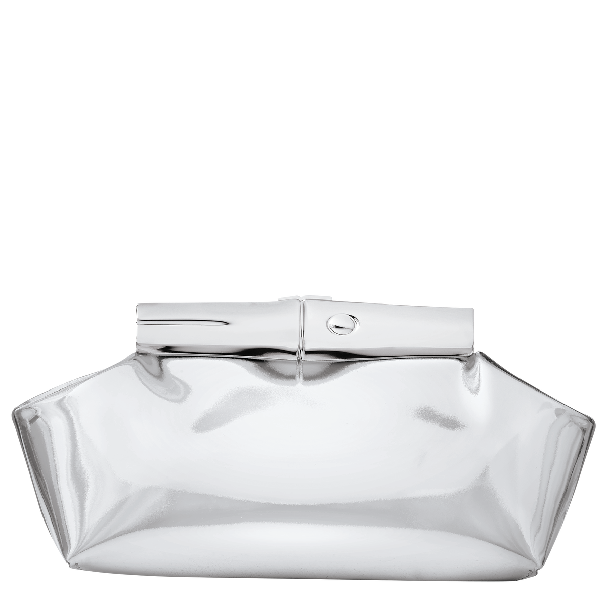 Женская сумка Longchamp Le Roseau S Pouch 10391HJY, цвет: Серебряный — фото 4