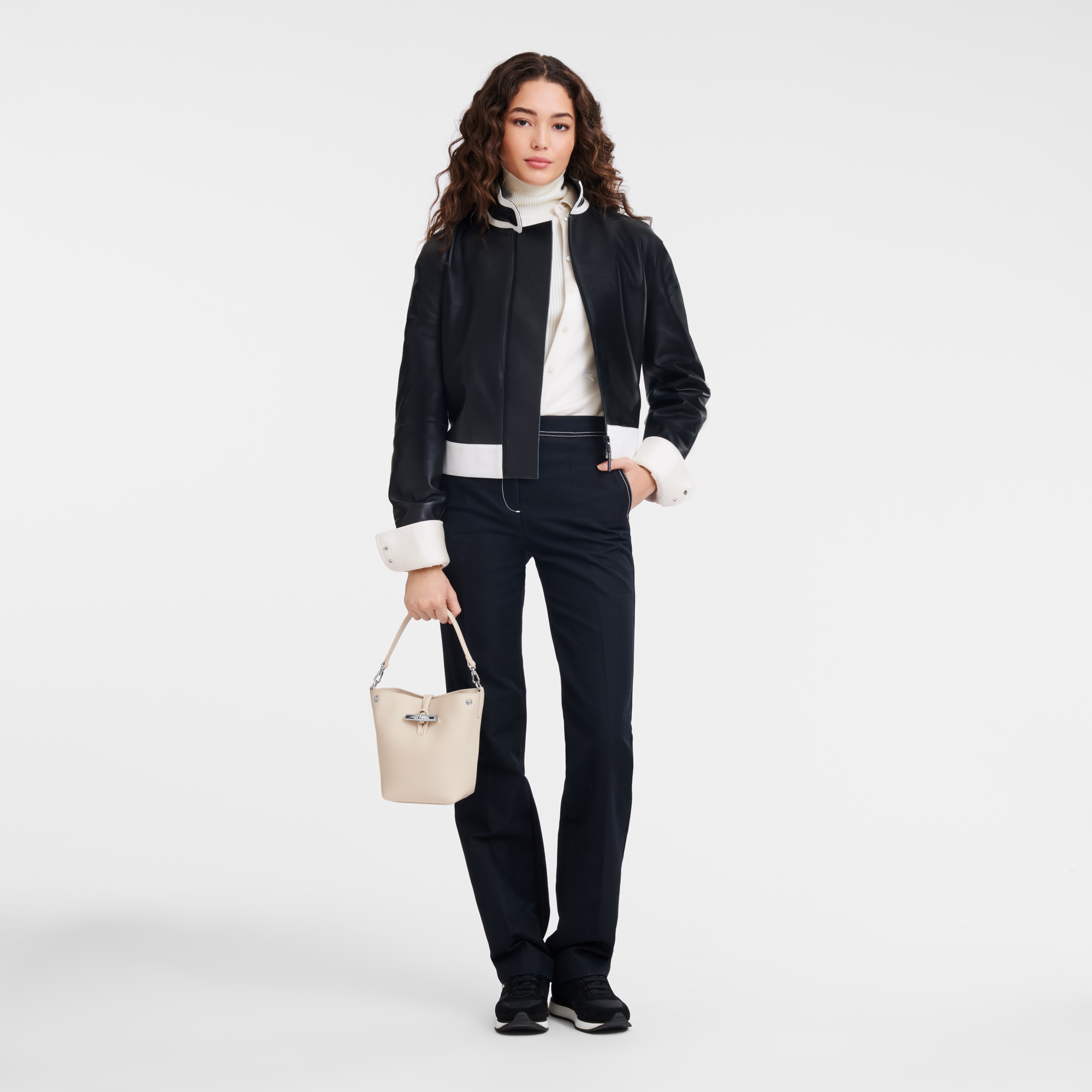 Bucket bag XS, Paper - View 2 of
6 - zoom in Le Roseau Bucket bag XS, Paper