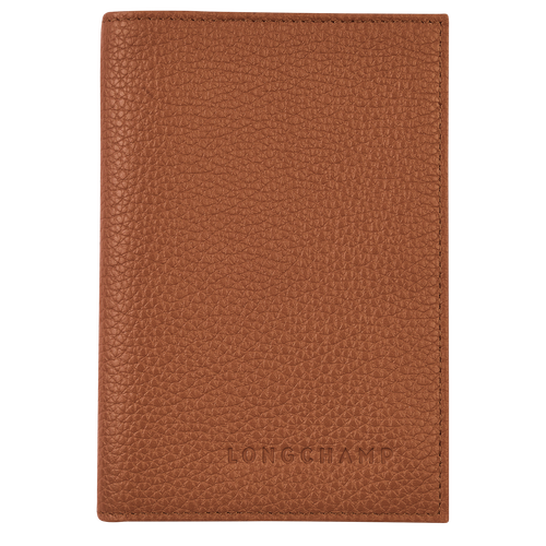 Le Foulonné Passport cover , Caramel - Leather - View 1 of  4