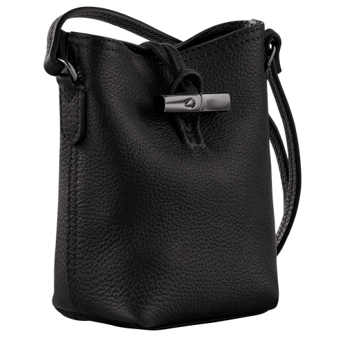 Le Roseau Essential XS Crossbody bag , Black - Leather - View 3 of  6