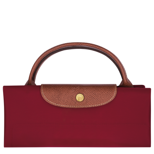 Le Pliage Original M Travel bag , Red - Recycled canvas - View 5 of 5