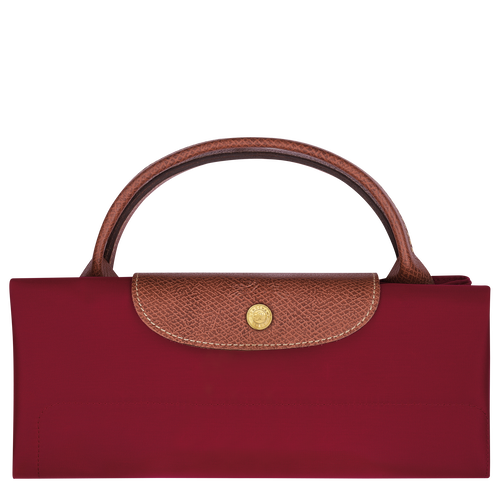 Le Pliage Original M Travel bag , Red - Recycled canvas - View 5 of  5