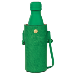 Épure Soporte de botella , Cuero - Verde