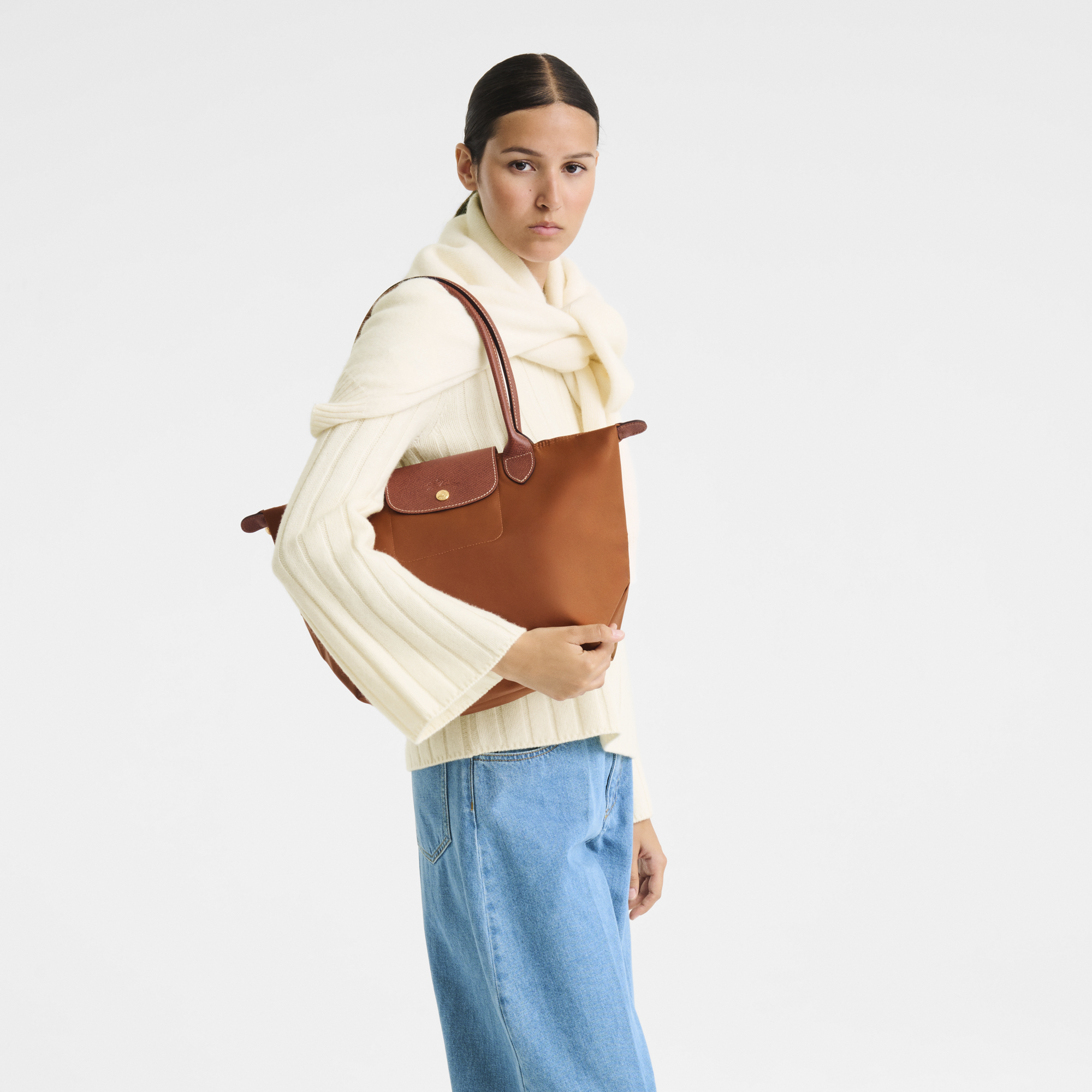 Le Pliage Original Sac cabas M, Cognac