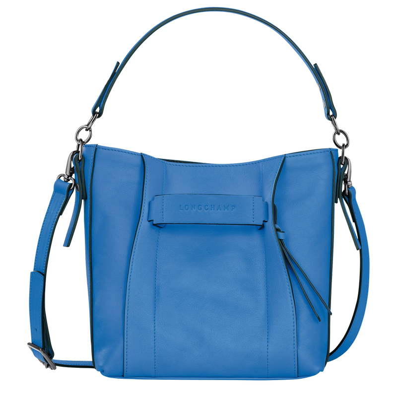 Sac bandoulière S Longchamp 3D , Cuir - Cobalt  - Vue 1 de 2
