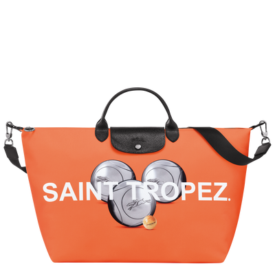 Sac de voyage L Le Pliage Du Monde , Toile - Orange