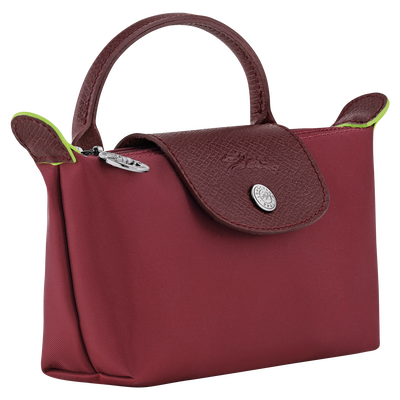 Le Pliage Green 附提把的小袋子 , 紅石榴色 - 再生帆布