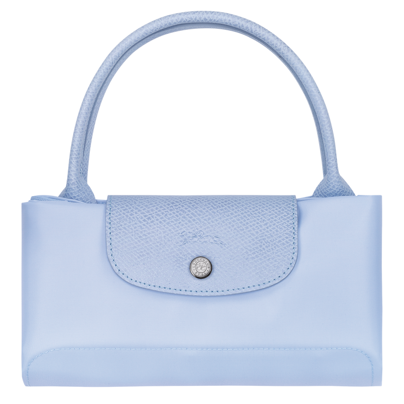 Le Pliage Green M Handbag , Sky Blue - Recycled canvas  - View 6 of  6