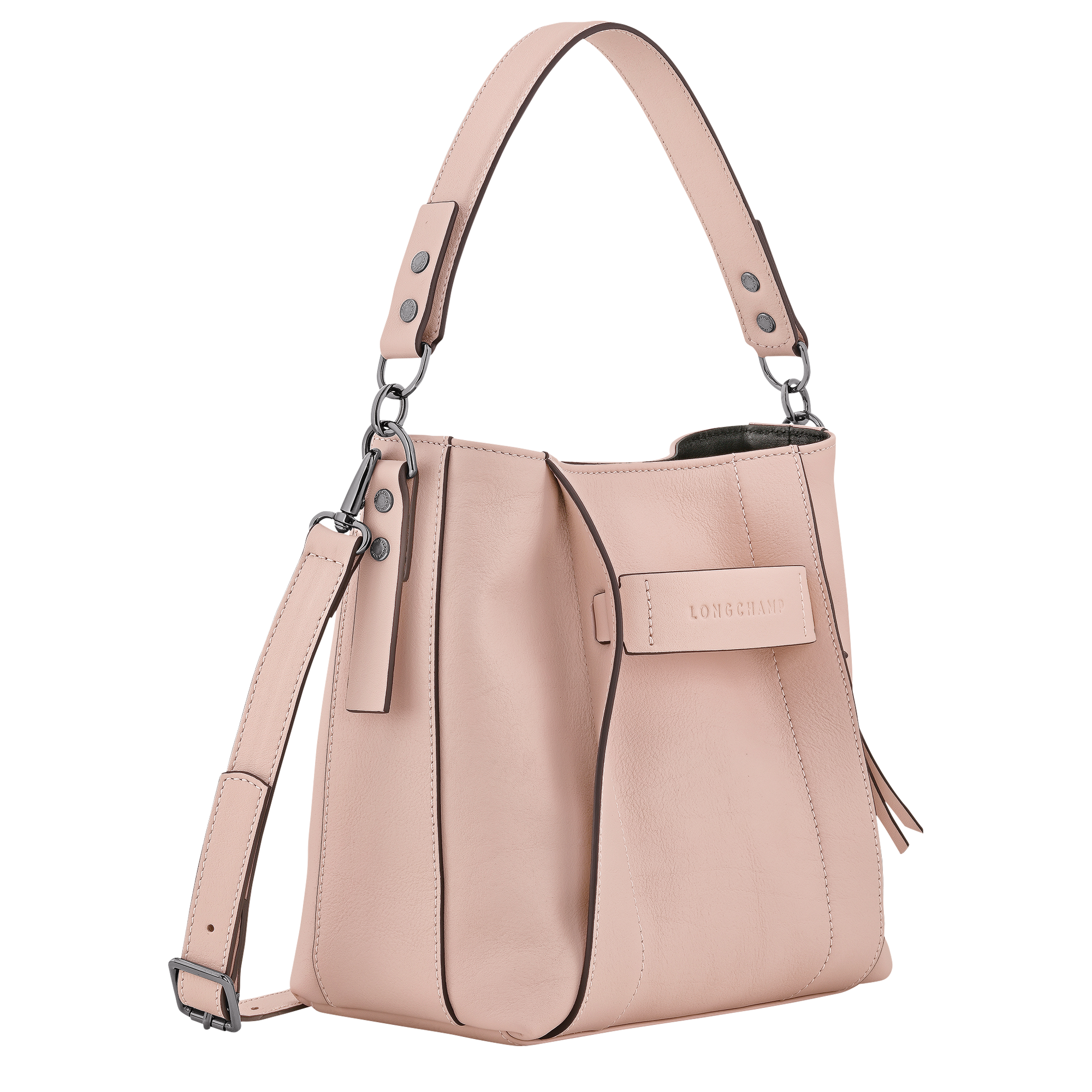 Crossbody bag S, Petal Pink - View 3 of
5 - zoom in Longchamp 3D Crossbody bag S, Petal Pink