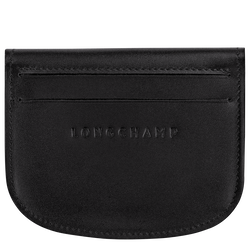 &Eacute;pure Card holder , Black - Leather