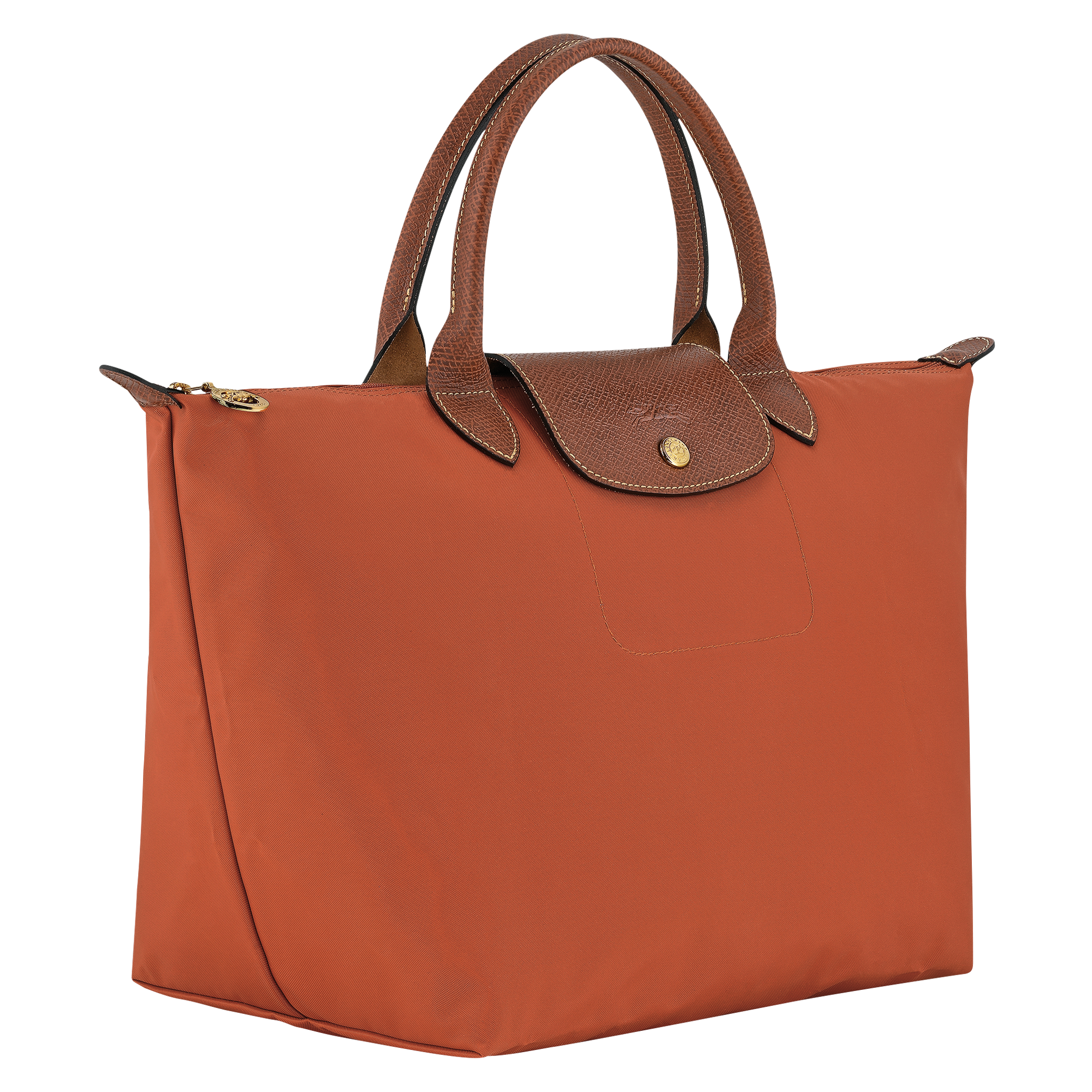 Handbag M, Brick - View 3 of
7 - zoom in Le Pliage Original Handbag M, Brick