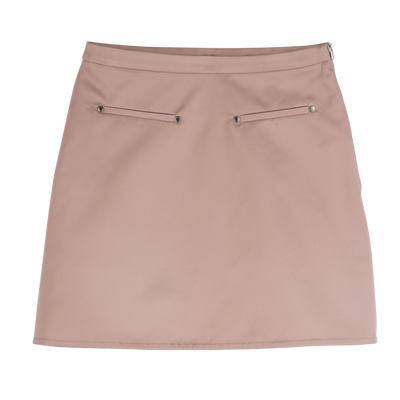 Rock , Technischer Satin - Rosa Tee