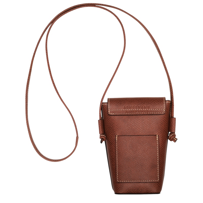 &Eacute;pure Phone case with leather lace , Brown - Leather  - View 4 of  4