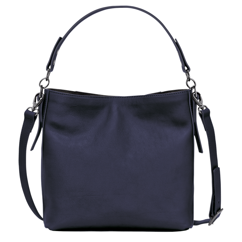 Longchamp 3D Crossbodytas S , Bosbessenblauw - Leder  - Weergave 4 van  5