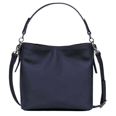 Longchamp 3D 斜背袋 S, 藍莓色