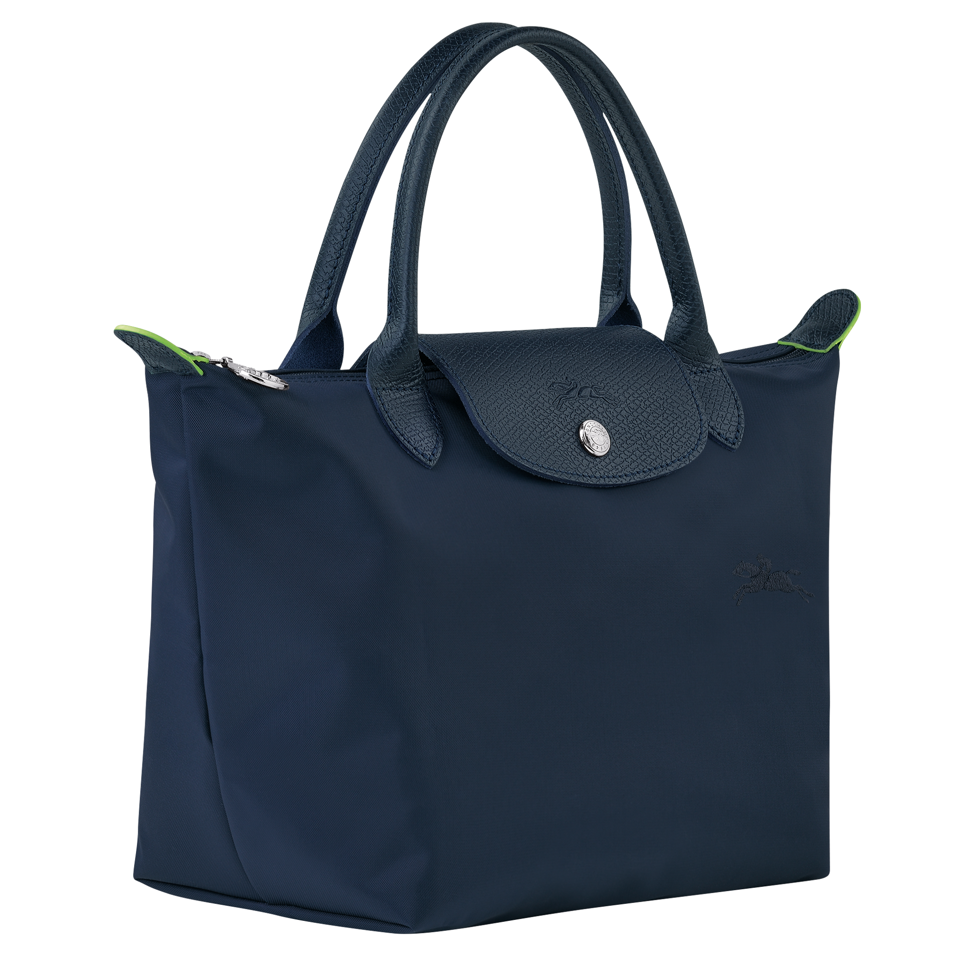 Le Pliage Green S Handbag Navy - Recycled canvas (L1621919P68