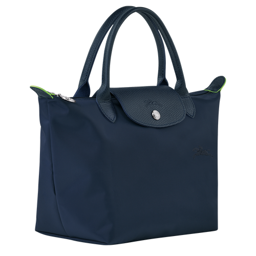 Le Pliage Green S Handbag , Navy - Recycled canvas - View 3 of 5