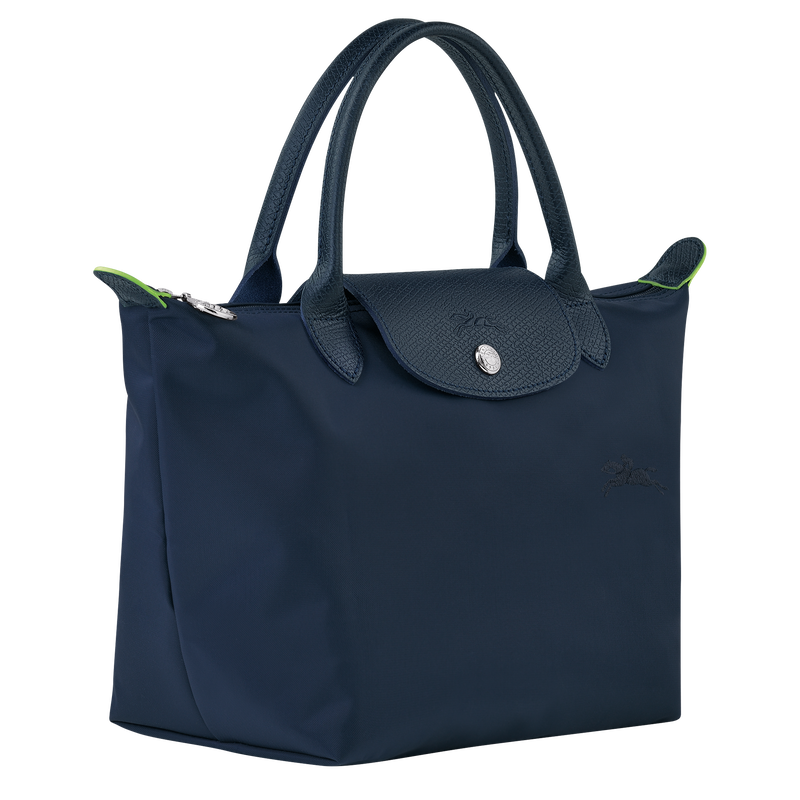 Le Pliage Green S Handbag , Navy - Recycled canvas  - View 3 of 5