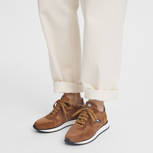 Le Pliage Green Sneakers , Cognac - Leather - View 2 of  6