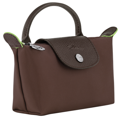 Le Pliage Green Pochette mit Henkel, Mokka