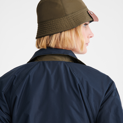 null Gewatteerde blouson, Marine/Artisjok