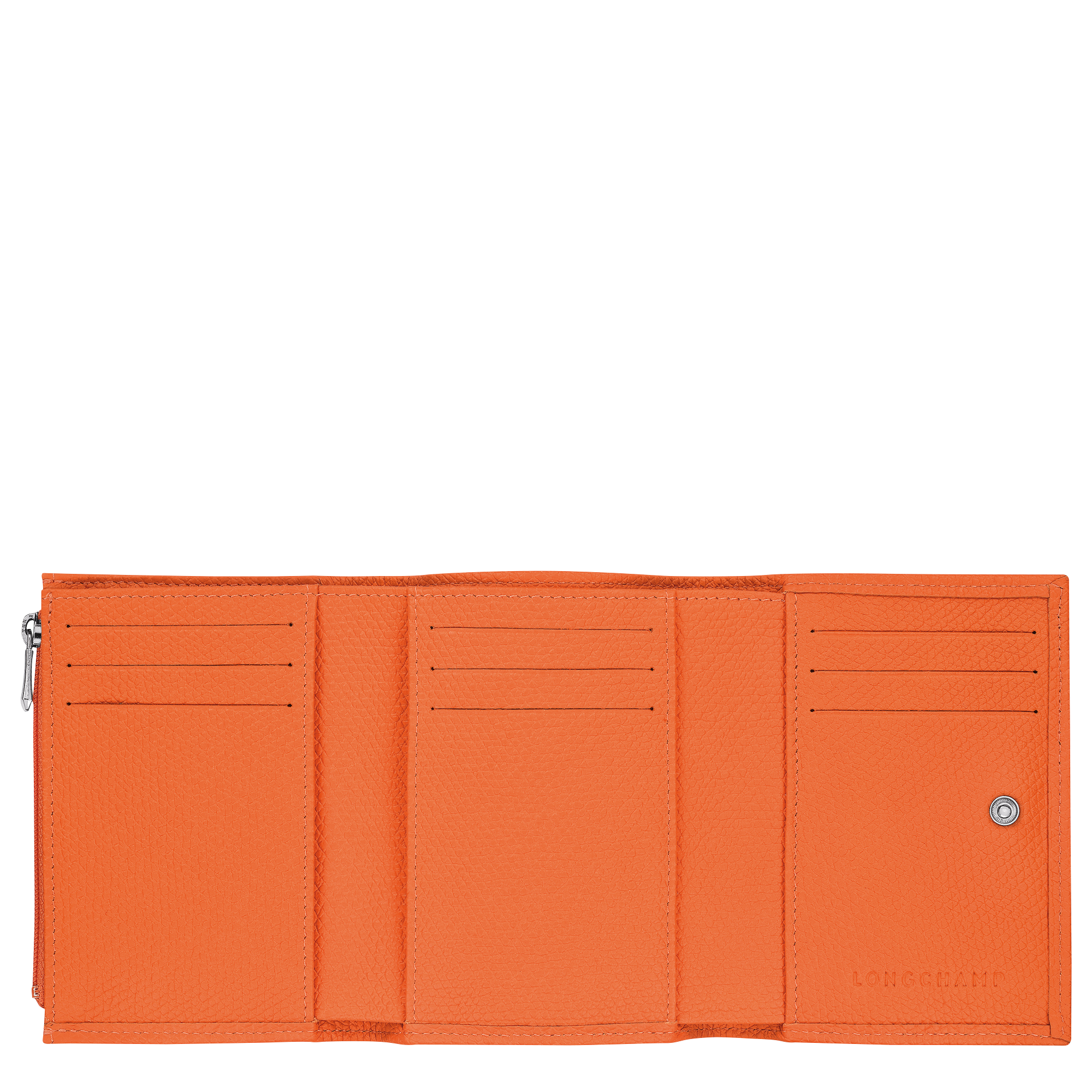 Le Roseau Wallet Orange Leather Longchamp MY