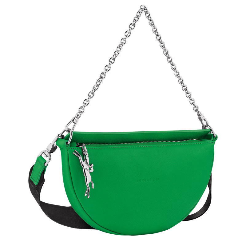 Smile Crossbodytas S , Grasgroen - Leder  - Weergave 3 van  6