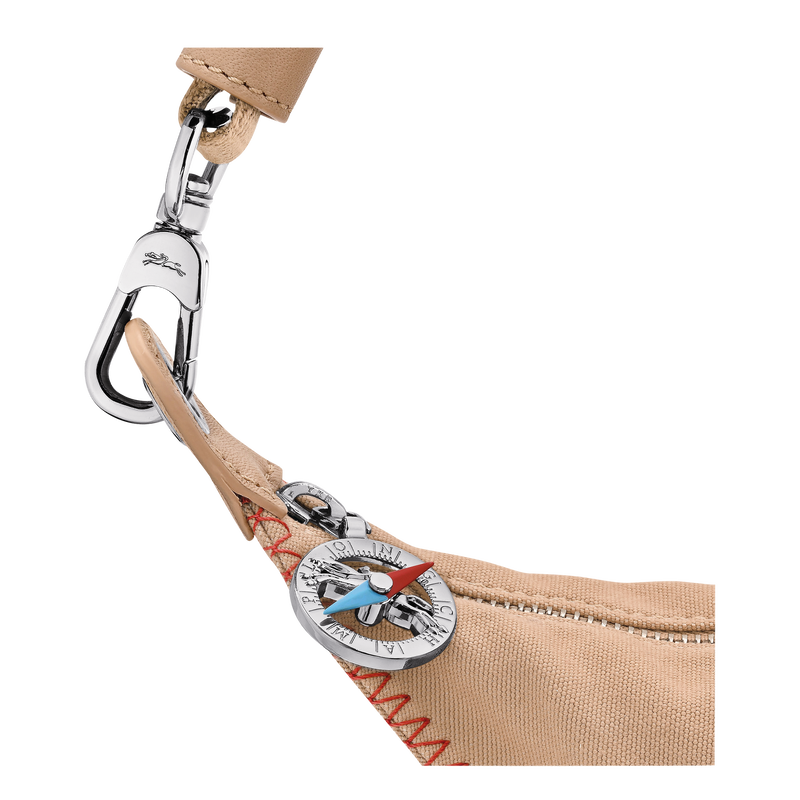 Le Pliage Collection S Crossbody bag , Beige - Canvas  - View 4 of  5
