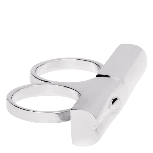 Ring, Silvery - View 2 of 3 Ring, Silvery, hi-res - View 2 of 3
