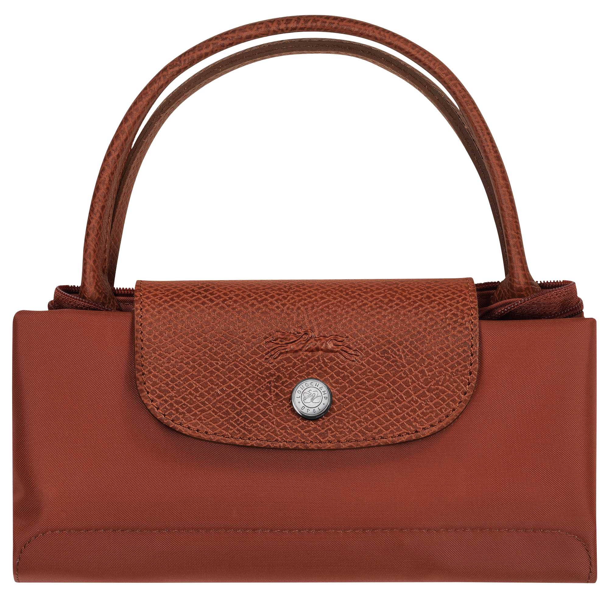 Handbag S, Chestnut - View 7 of
7 - zoom in Le Pliage Green Handbag S, Chestnut