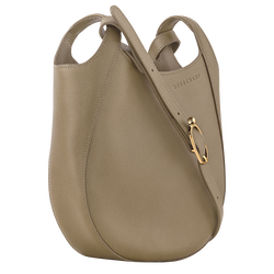 Le Foulonn&eacute; S Crossbody bag , Lichen - Leather