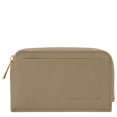 Le Foulonn&eacute; Card holder , Lichen - Leather