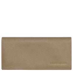 Le Foulonn&eacute; Long continental wallet , Lichen - Leather