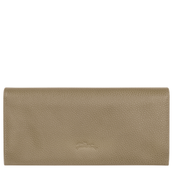 Le Foulonn&eacute; Long continental wallet , Lichen - Leather