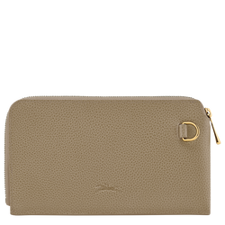 Le Foulonn&eacute; Pouch , Lichen - Leather