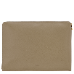 Le Foulonn&eacute; Laptop case , Lichen - Leather