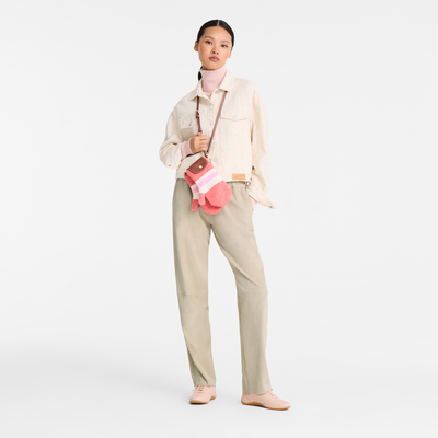 Le Pliage Collection XS Mittens bag , Coral/Pink - Canvas