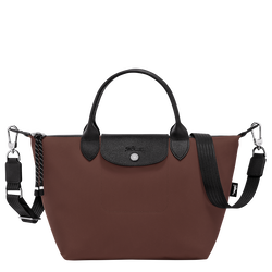 Le Pliage Energy S Handbag , Cocoa - Recycled canvas