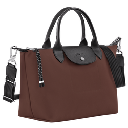 Le Pliage Energy S Handbag , Cocoa - Recycled canvas