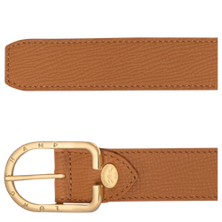Le Roseau Ladies' belt , Caramel - Leather