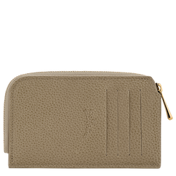 Le Foulonn&eacute; Card holder , Lichen - Leather
