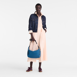 Le Pliage Energy M Crossbody bag , Ink blue - Canvas