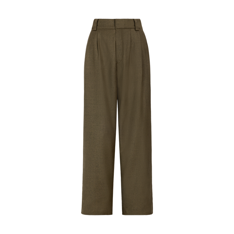 Trousers , Olive - Flannel  - View 1 of  3