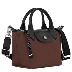 Le Pliage Energy XS Handbag , Cocoa - Recycled canvas