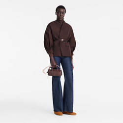 Daylong S Handbag , Mocha - Leather