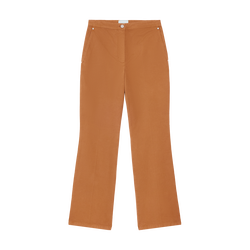 Trousers , Caramel - Overdyed cotton