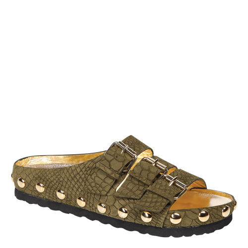 Flat Sandals, 292 Khaki View 2 of Flat Sandals, 292 Khaki, hi-res